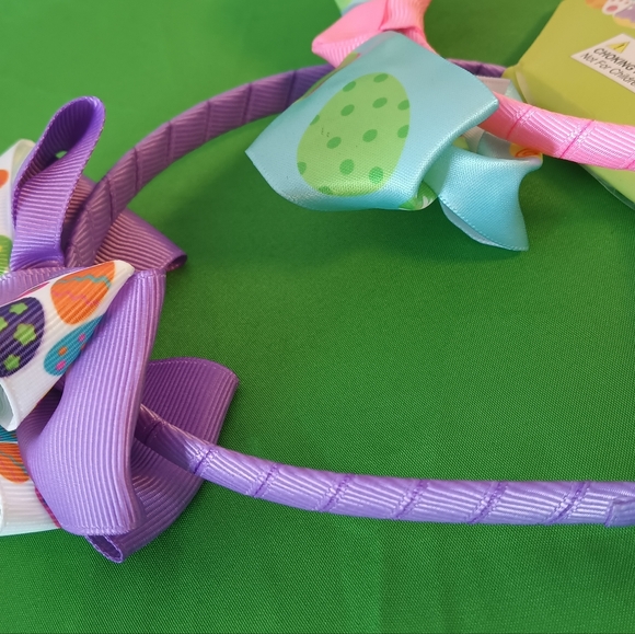 𝟮 𝗘𝗮𝘀𝘁𝗲𝗿 𝗕𝗼𝘄 𝗛𝗲𝗮𝗱𝗯𝗮𝗻𝗱𝘀/𝑷𝒖𝒓𝒑𝒍𝒆 & 𝑷𝒊𝒏𝒌 - Picture 5 of 8